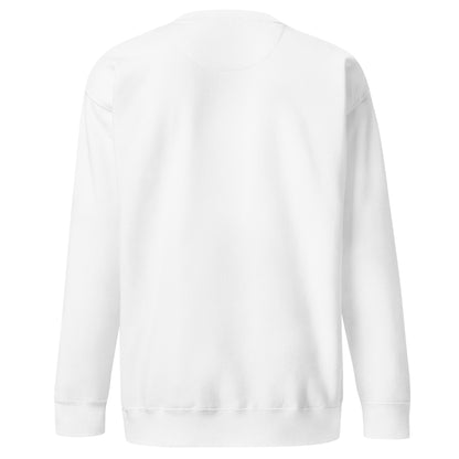 White sweatshirt on a white background